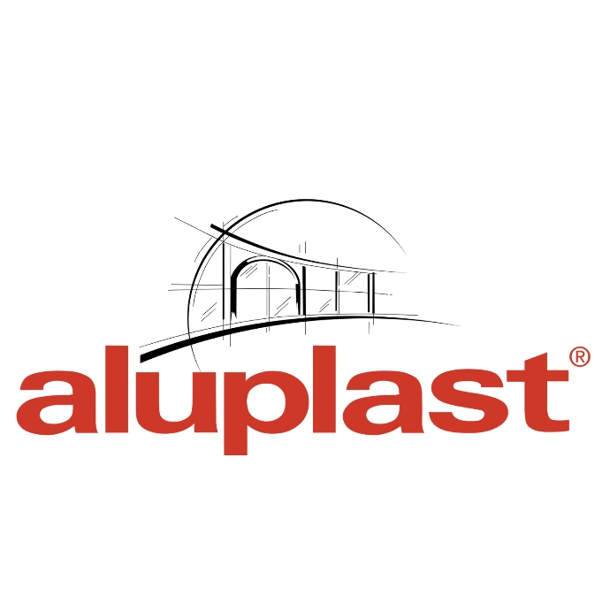 Aluplast energy efficient uPVC window profile logo
